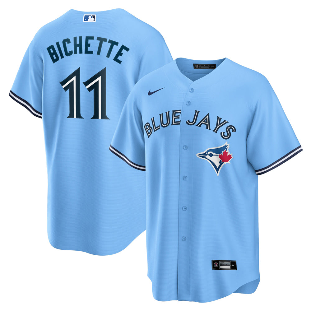 Men's Toronto Blue Jays Bo Bichette Alternate Player Name Jersey - Powder Blue