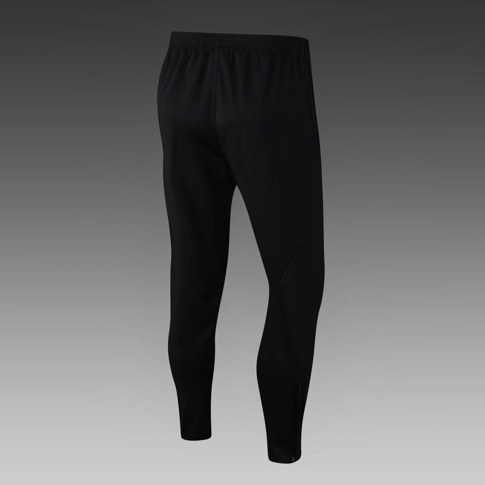 2022/2023 Psg Paris Saint-Germain Half-Pull Training Suit Black-Blue Sleeve