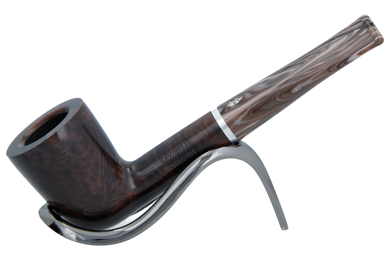 Savinelli Morellina Smooth Brown 409 - 6mm Briar Pipe