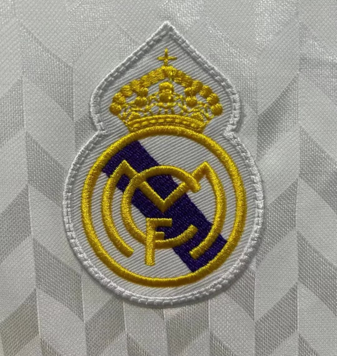 1986/87 Real Madrid Home Retro Jersey - Fans Edition
