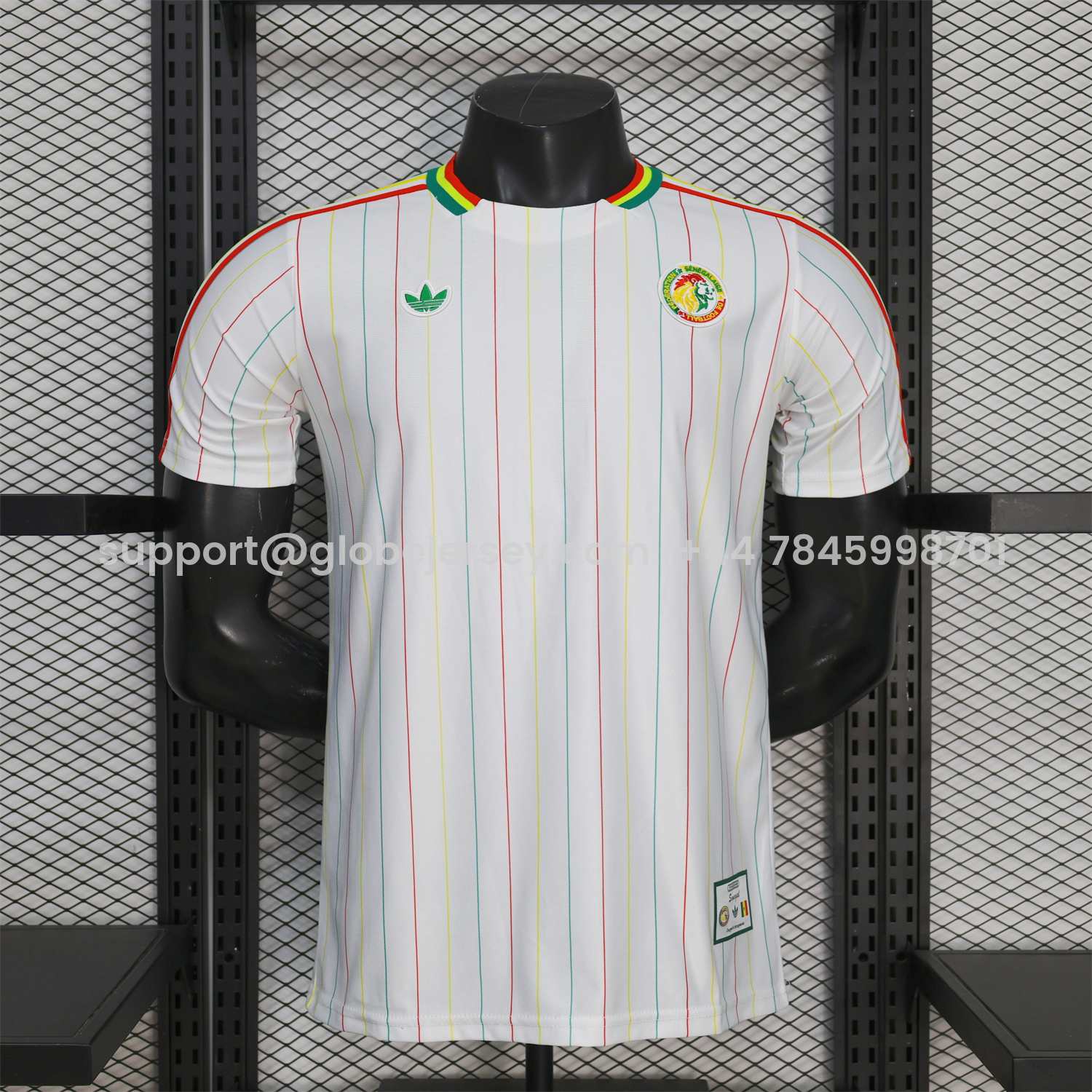 Senegal 2026 Terrace Icon Retro Casual Style White Jersey - Player Version