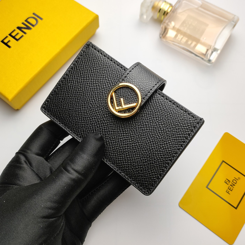 Fendi Calfskin Card Holder