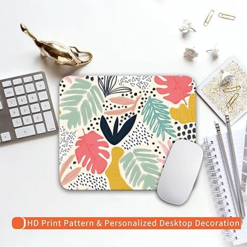 PADARTISAN Square Mouse Pad, Personalized Premium-Textured Custom Mouse Mat Design