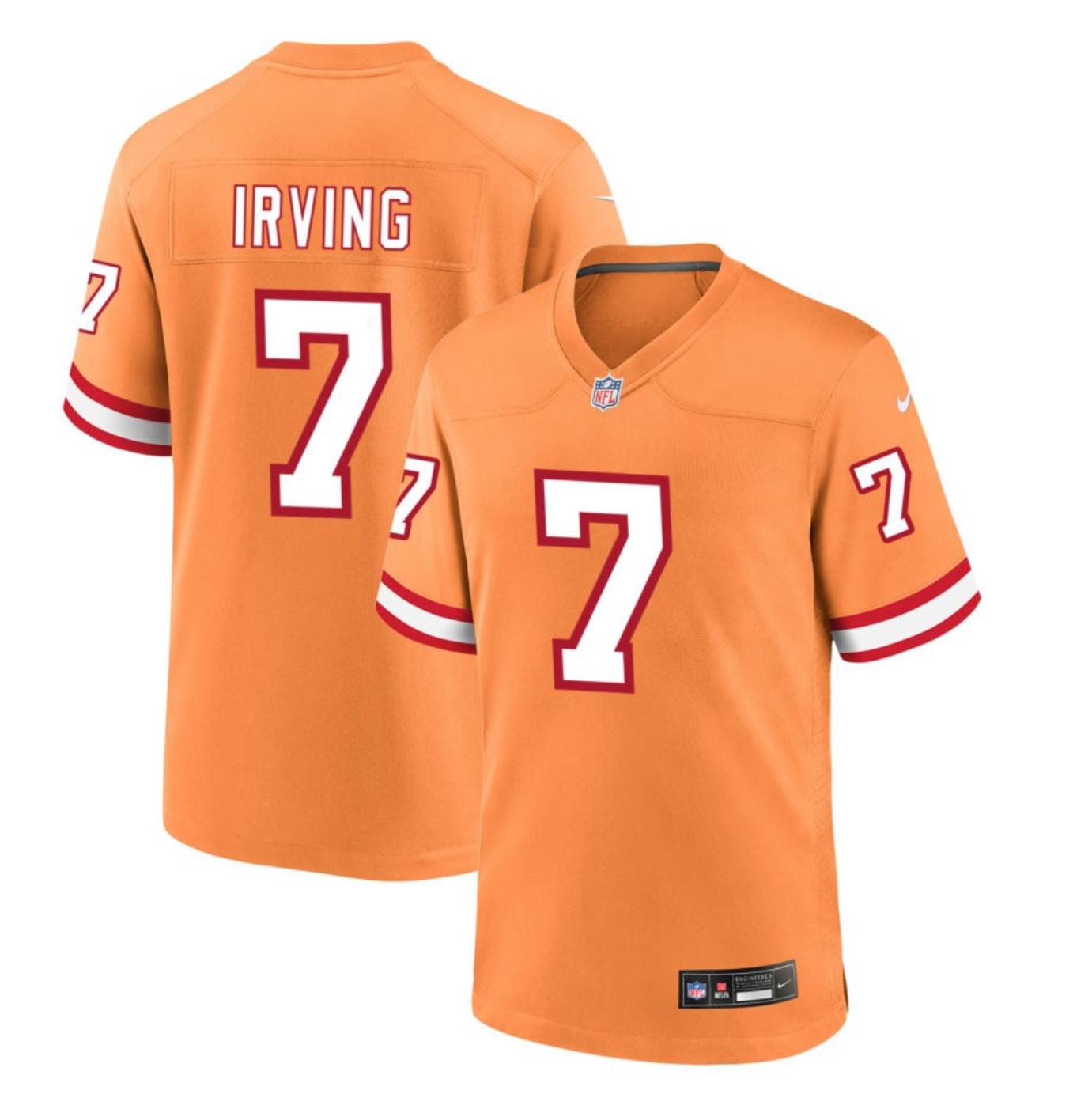 Bucky Irving Tampa Bay Buccaneers Jersey