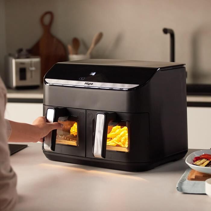 HIGO - Friggitrice ad aria con doppio cestello FA-81