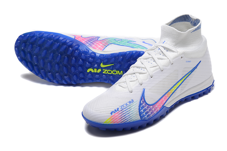 Assassin XV high-top fully knitted waterproof MD air cushion grass spike football shoes