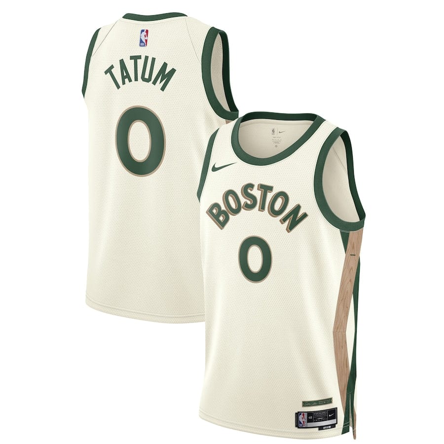 Men's  City Edition Boston Celtics Jayson Tatum #02023-2024 season Jersey