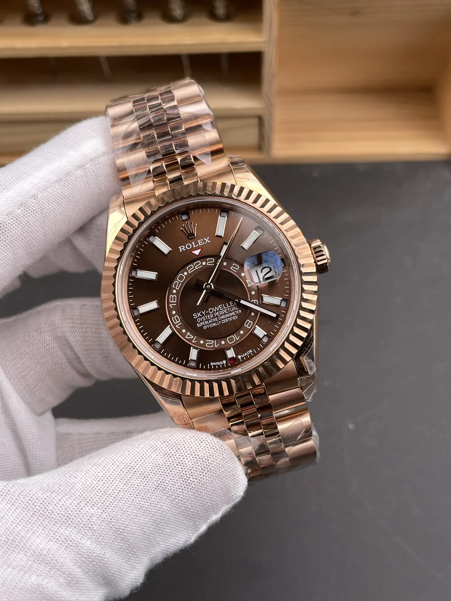 Rolex Sky-Dweller Rose Gold 42mm