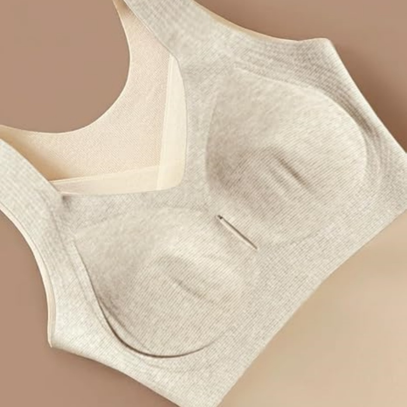 Women’s Sleeveless Fleece Lined Thermal Tank Top with Built-in Bra