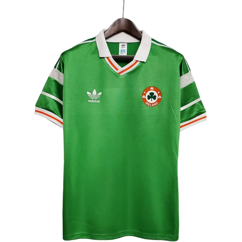 1988 Retro Ireland Home Soccer Jersey - Fans Edition
