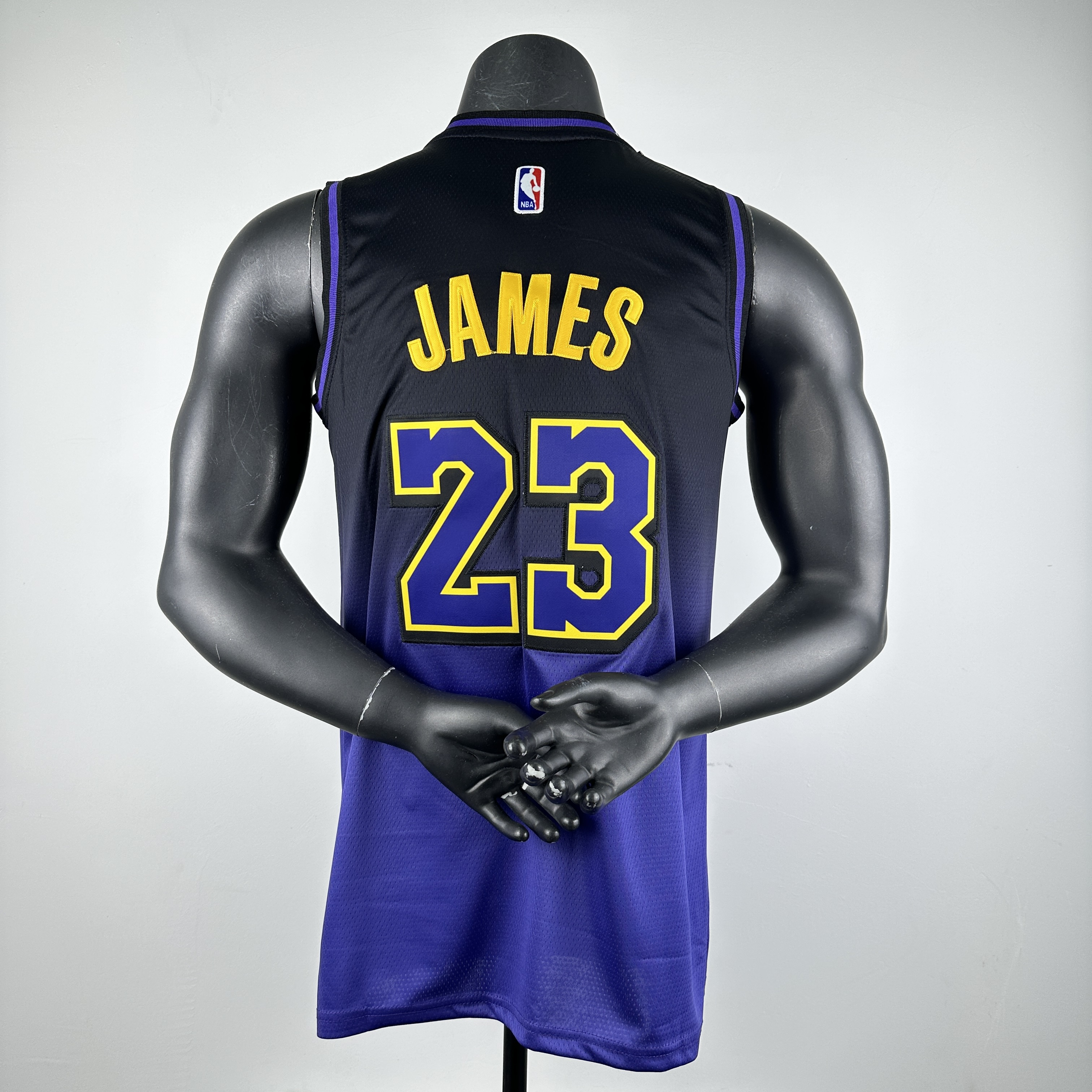 Embroidery 25th season Lakers City Edition No. 23 James