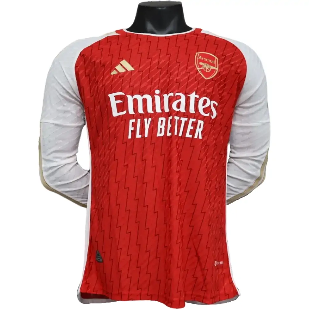 2023/24 Arsenal Home Long Sleeve Player Jersey  1:1 Thai Quality