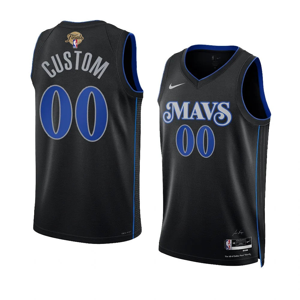 Custom Dallas Mavericks NBA Finals 2024 Jersey
