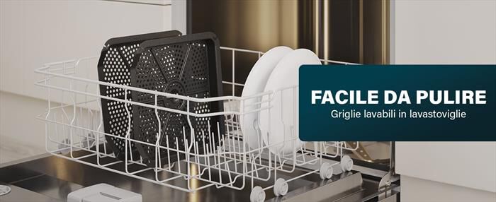 PRINCESS - Friggitrice ad aria DUAL VERTICAL-Nero