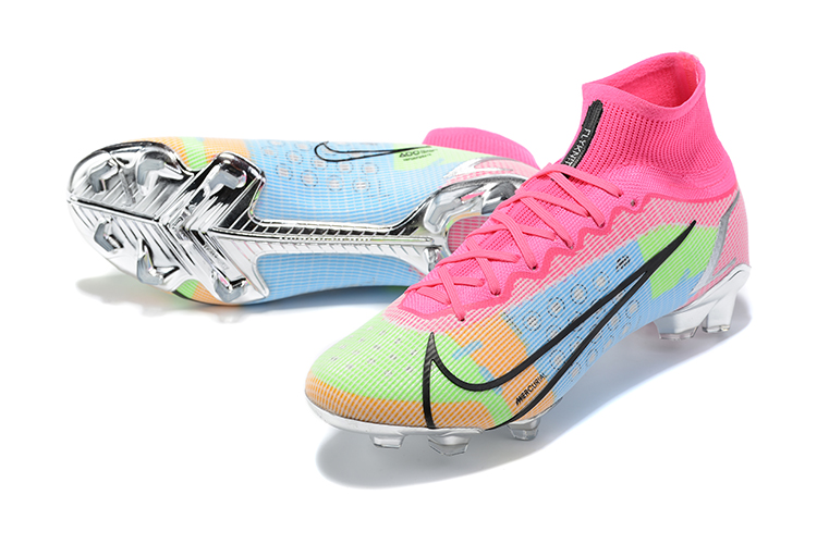 Assassin 14th generation high-top fully knitted waterproof FG football shoes