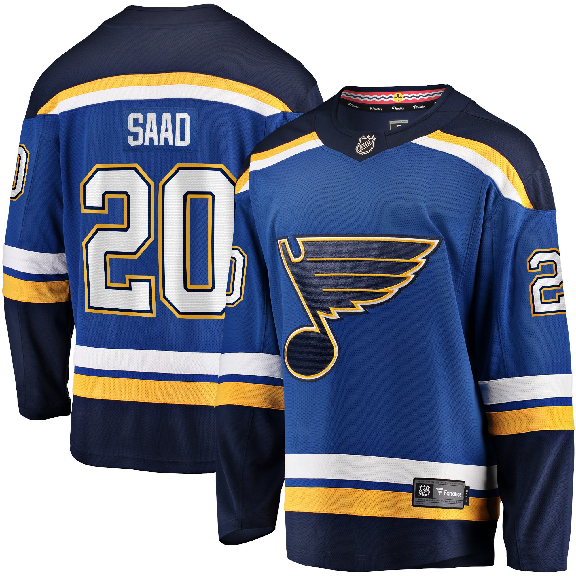 Brandon Saad St. Louis Blues Fanatics Home Breakaway   Jersey – Blue