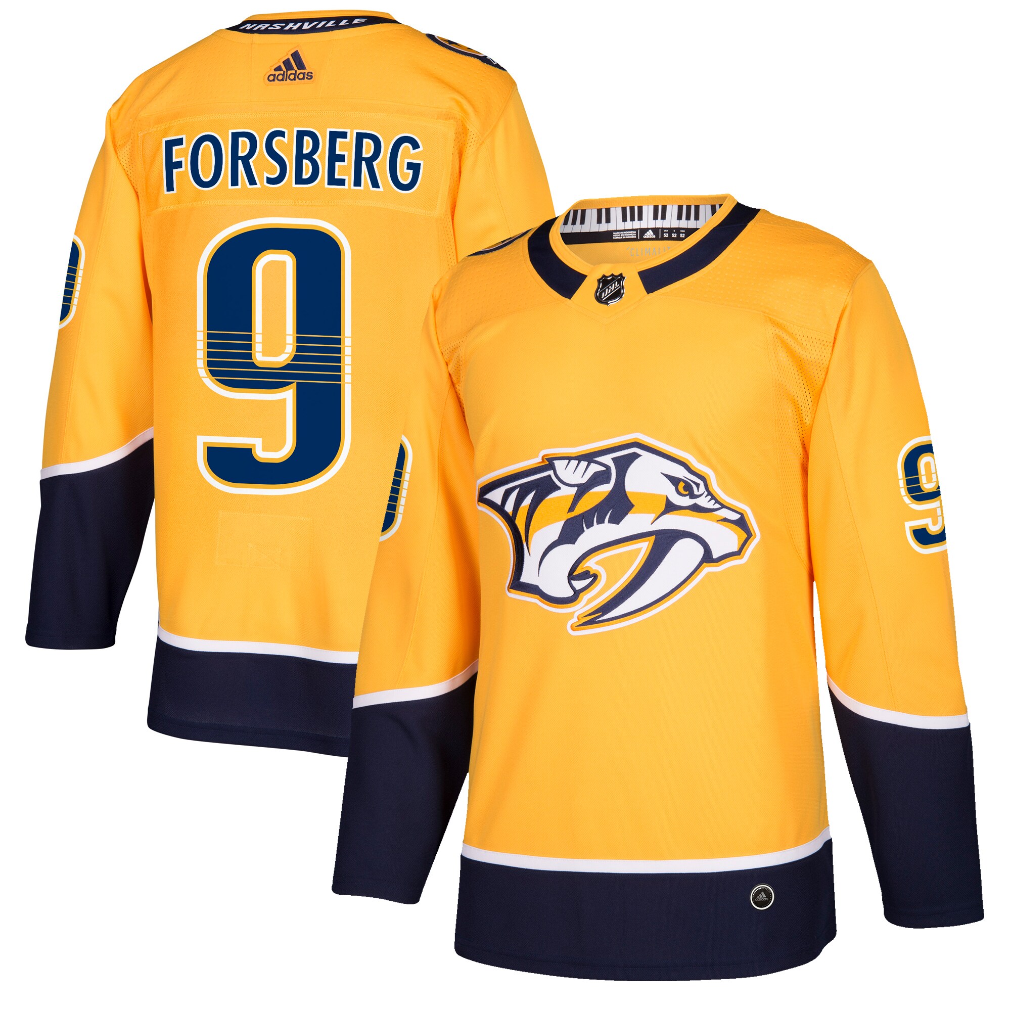Filip Forsberg Nashville Predators     Jersey – Gold