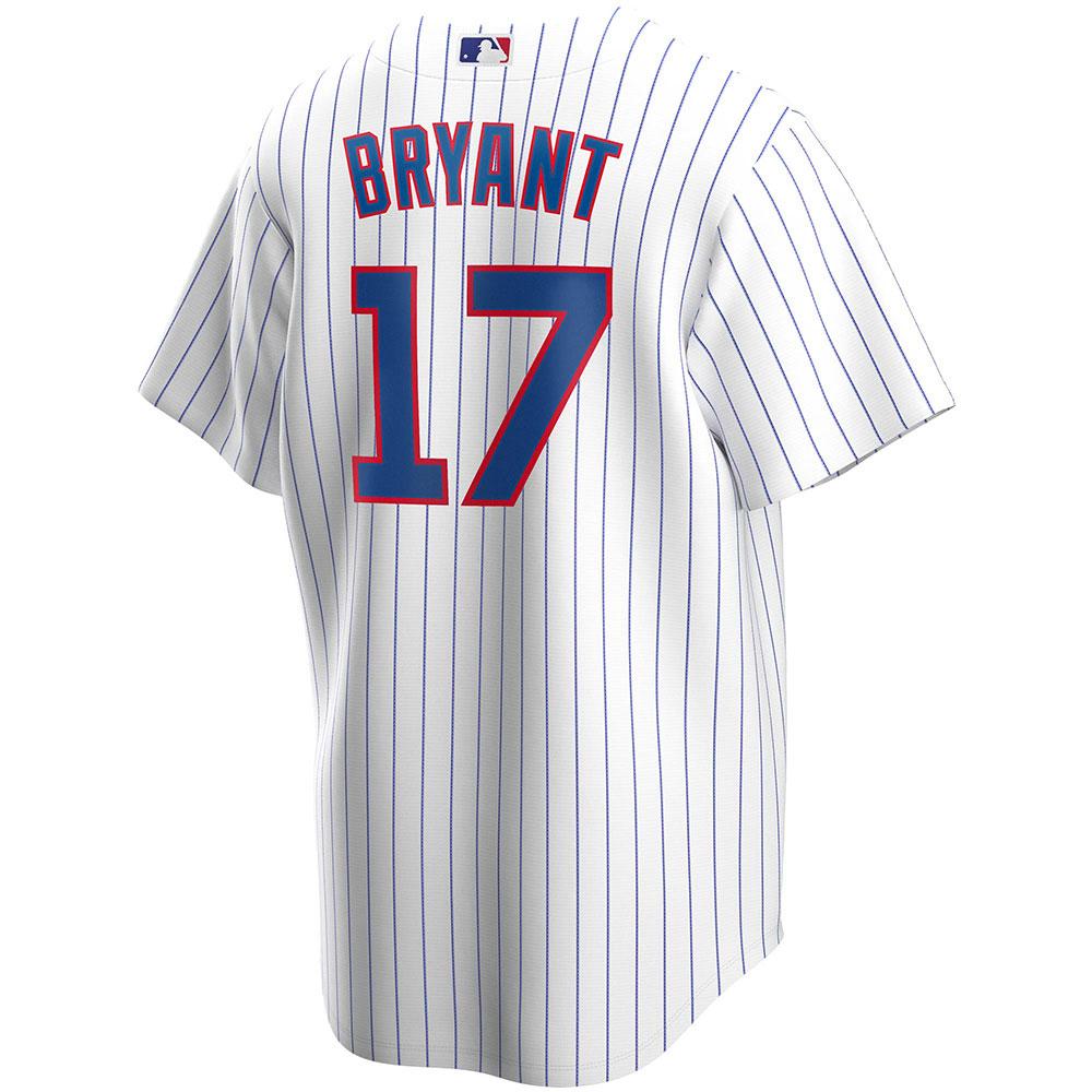 Mens Chicago Cubs Kris Bryant Cool Base Replica Jersey White