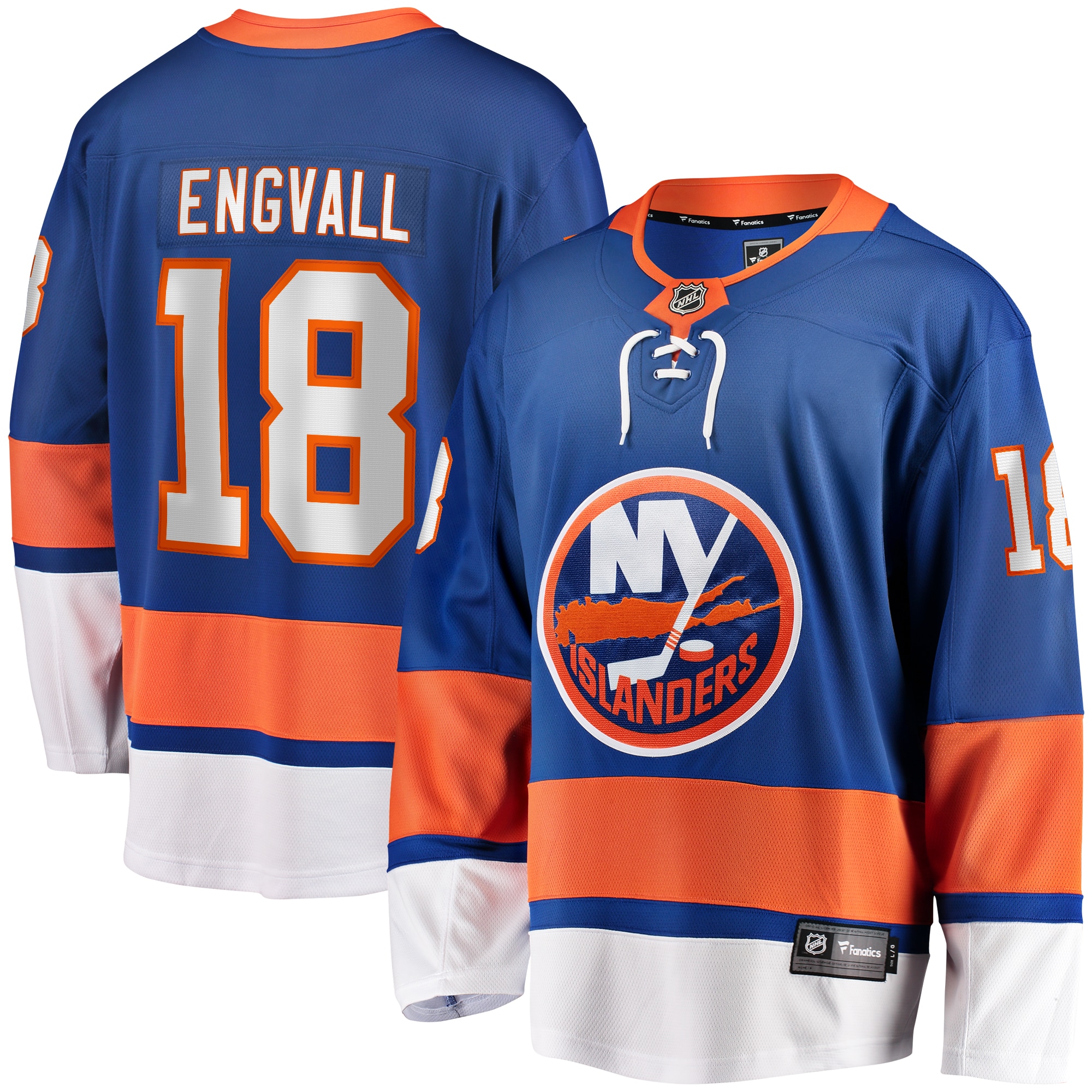Pierre Engvall New York Islanders Fanatics Home Premier Breakaway   Jersey – Blue
