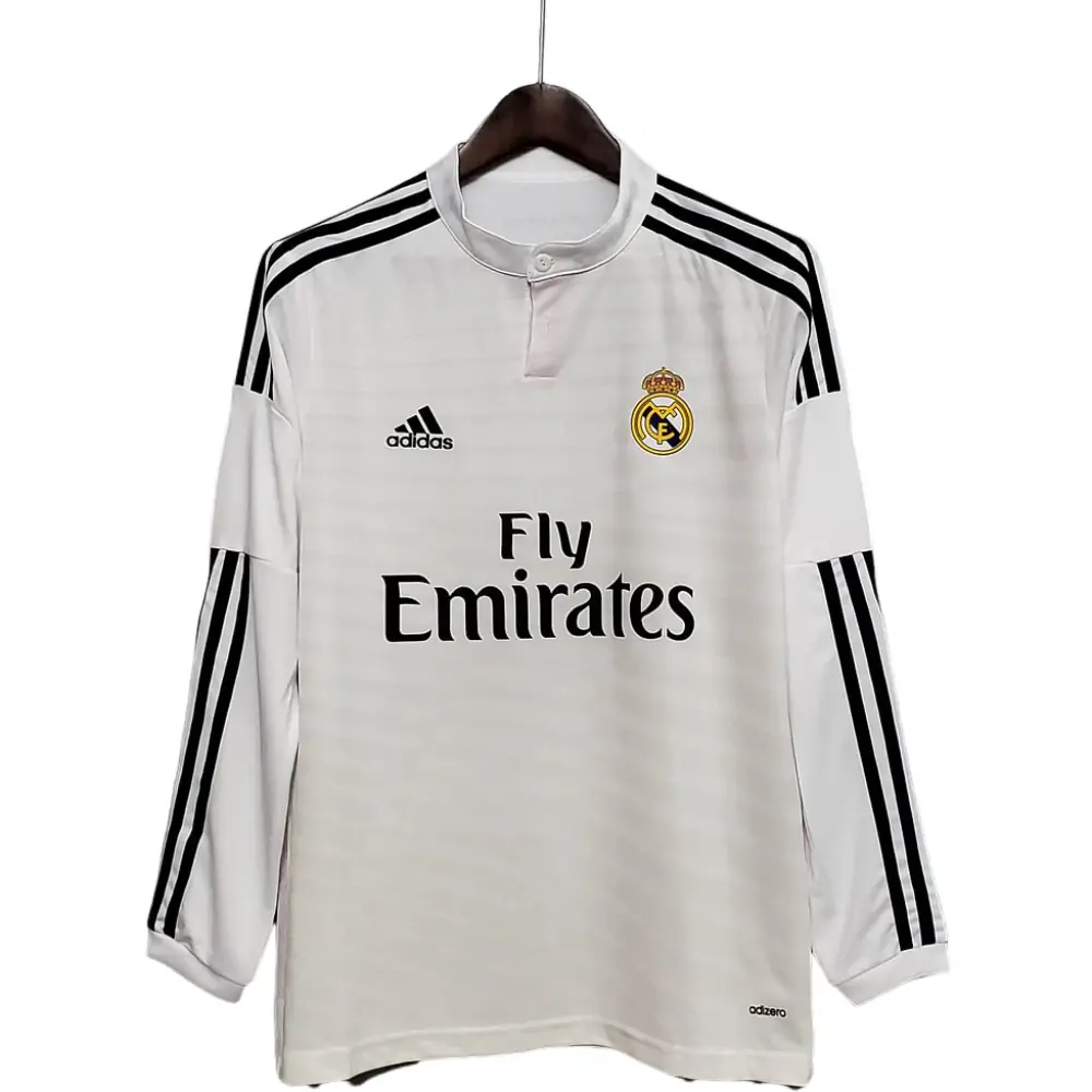 2014/2015 Real Madrid home retro long sleeves-Fan