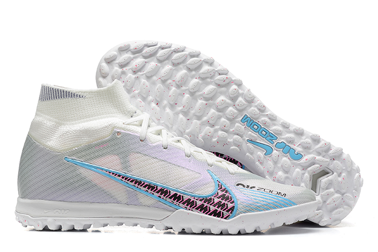 Assassin XV high-top fully knitted waterproof MD air cushion grass spike football shoes