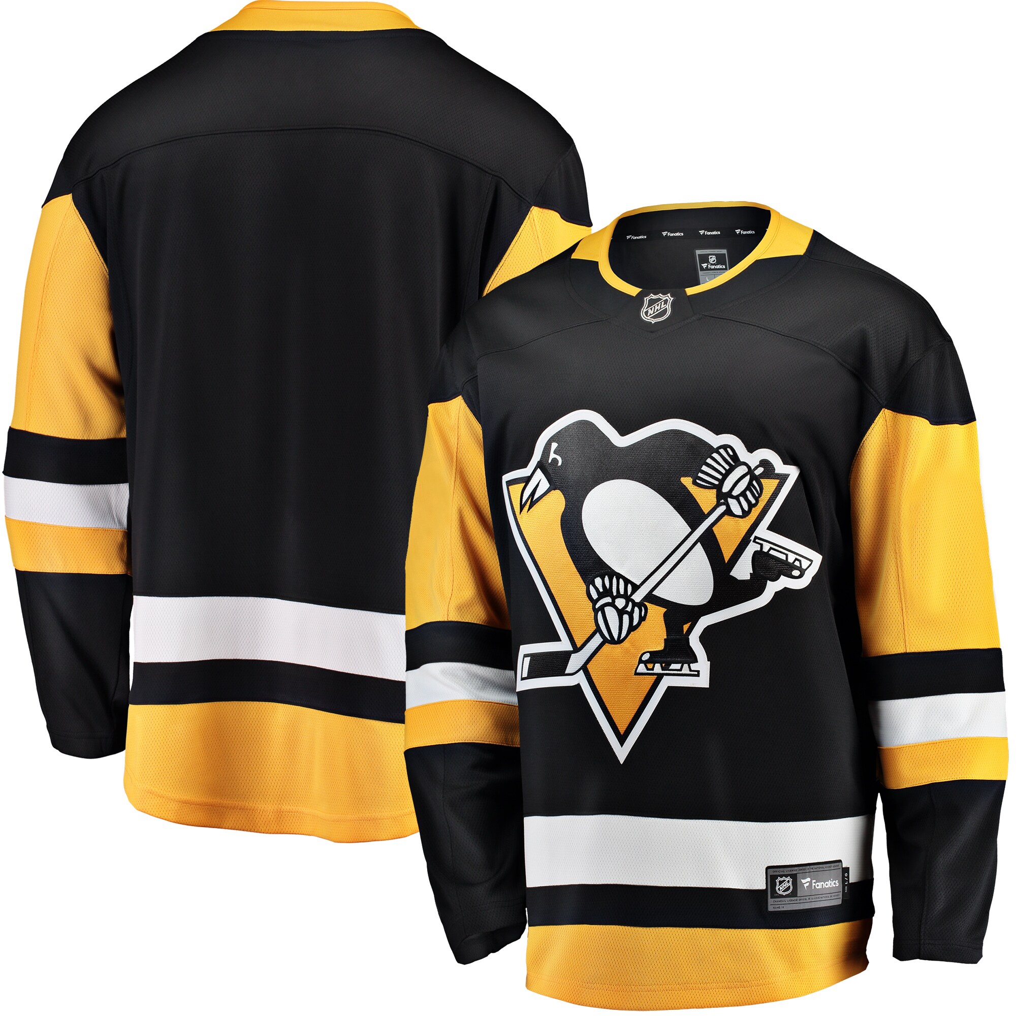 Pittsburgh Penguins Fanatics Breakaway Home Jersey – Black