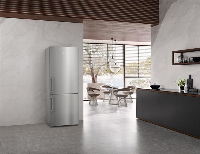 MIELE - Frigorifero combinato KFN 4796 CD EL ClasseC 485lt-Acciaio inossidabile