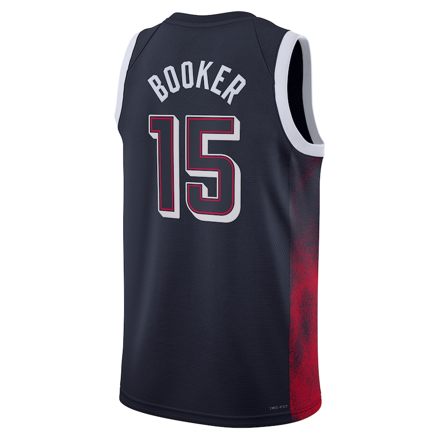 2024 Paris Olympic Games USA Dream Team #15 Devin Booker Hot Pressed Jersey