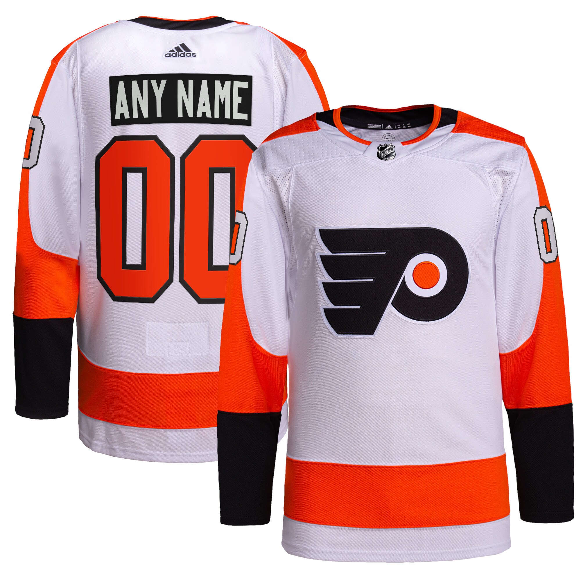 Philadelphia Flyers   Away  Primegreen  Custom Jersey – White
