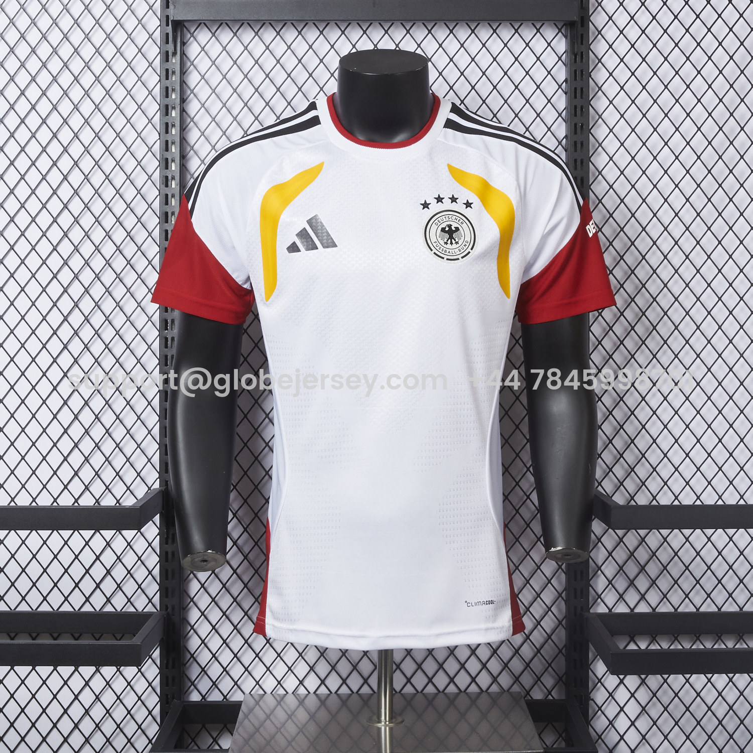 Germany 2026 White Pre-Match Training Jersey - Player Version
