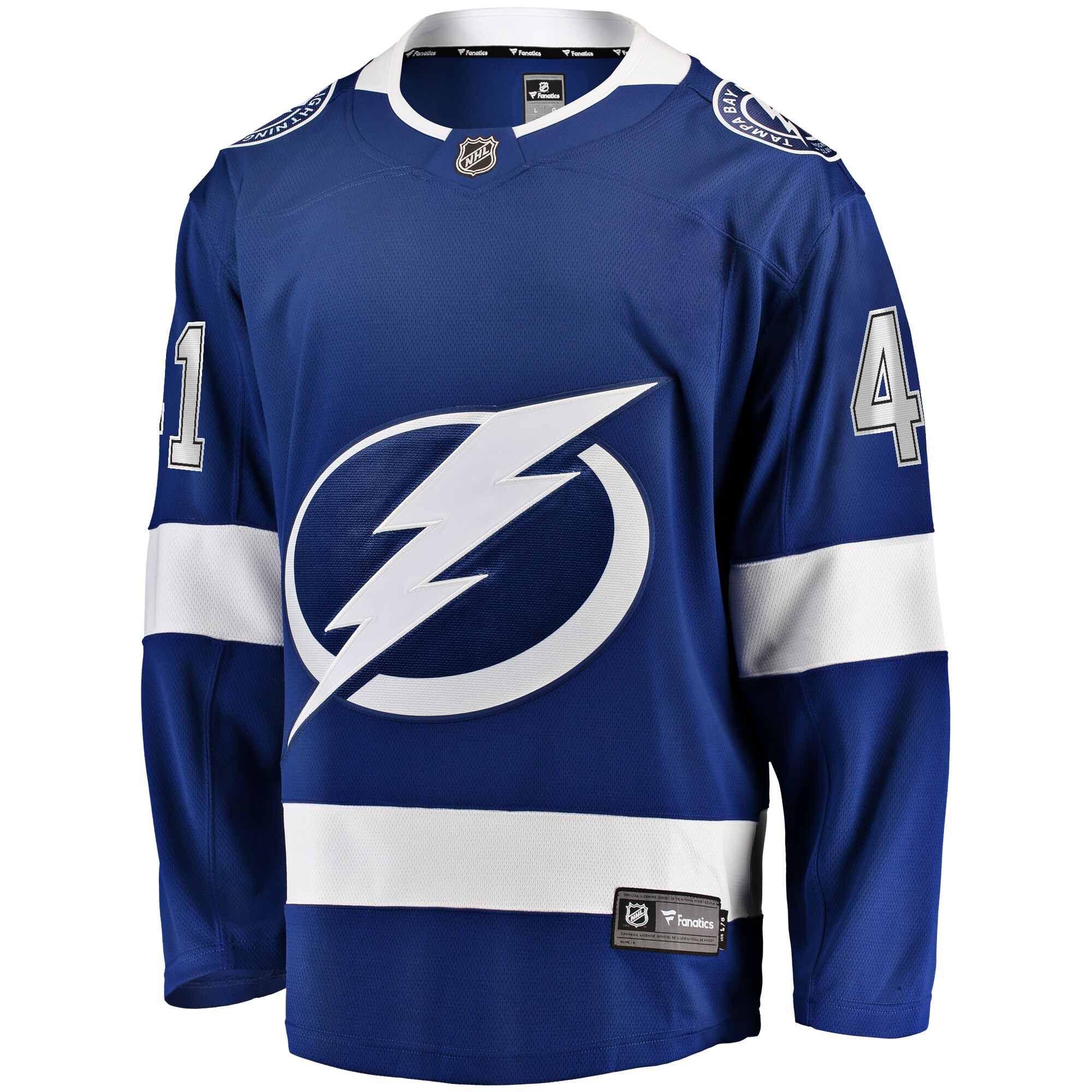 Mitchell Chaffee Tampa Bay Lightning Fanatics Home Premier Breakaway   Jersey – Blue