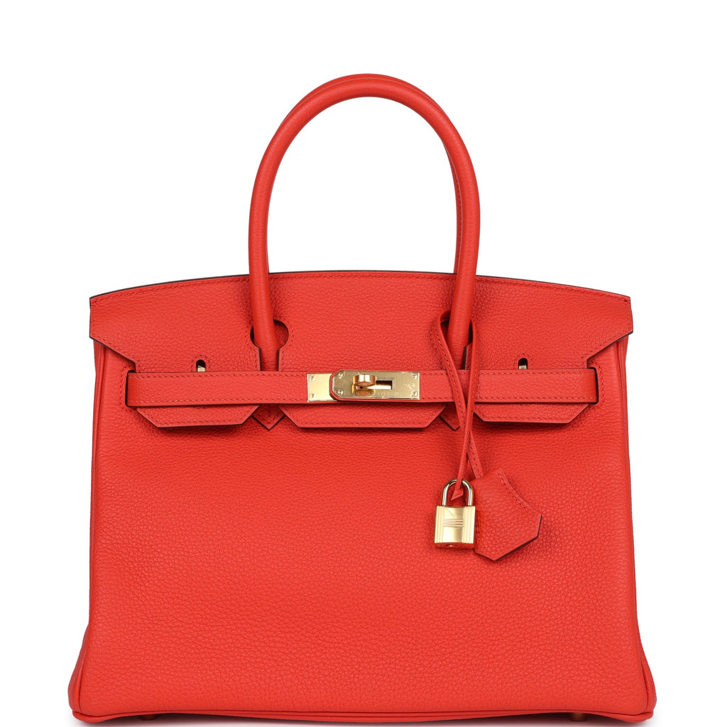 Birkin 30 Capucine Togo Gold Hardware