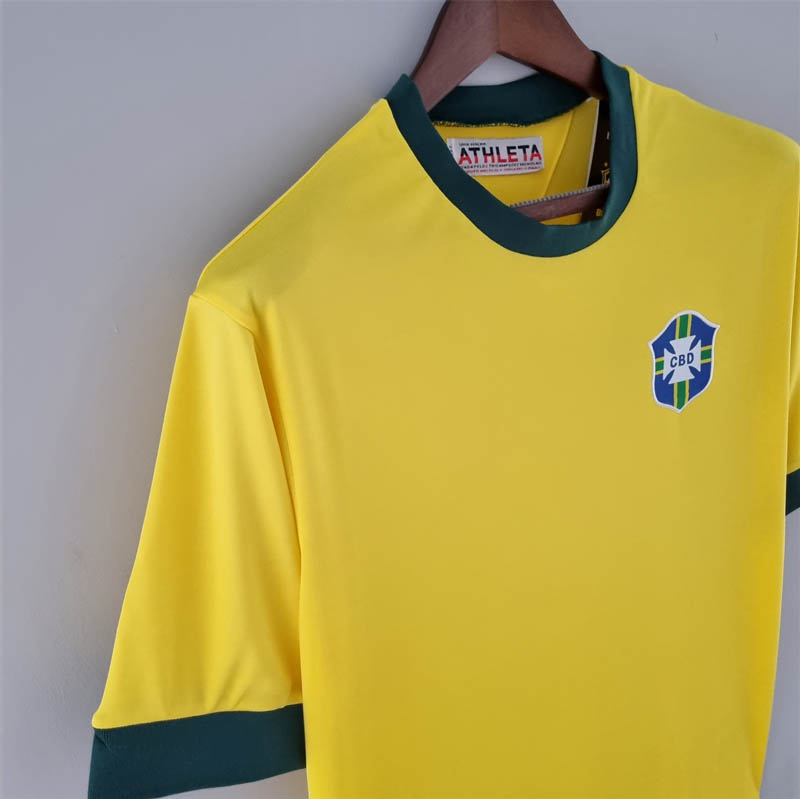 1970 Retro Brazil Home Soccer Jersey - Fans Edition