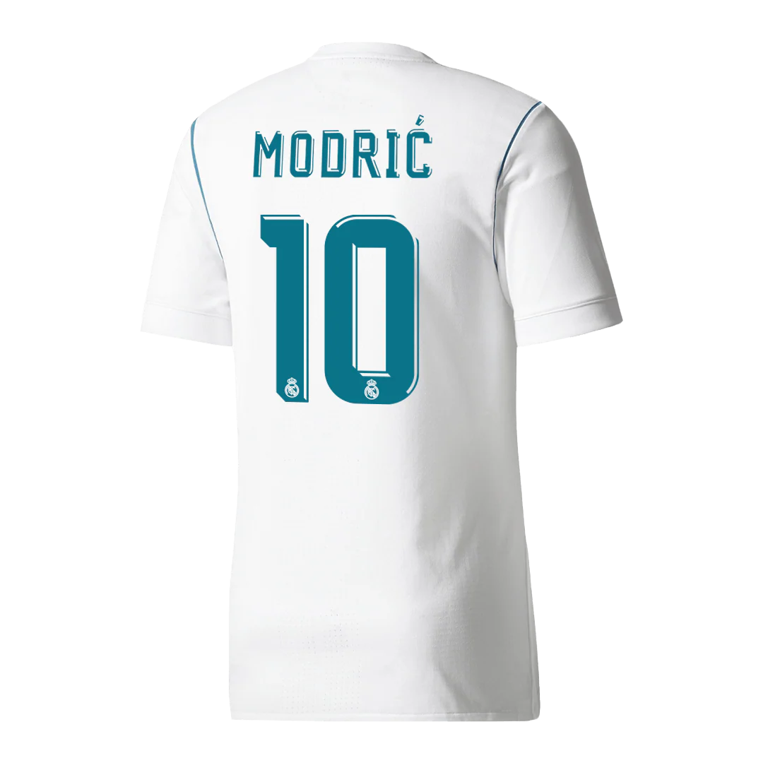 MODRIĆ #10 Retro 2017/18 Real Madrid Home Soccer Jersey