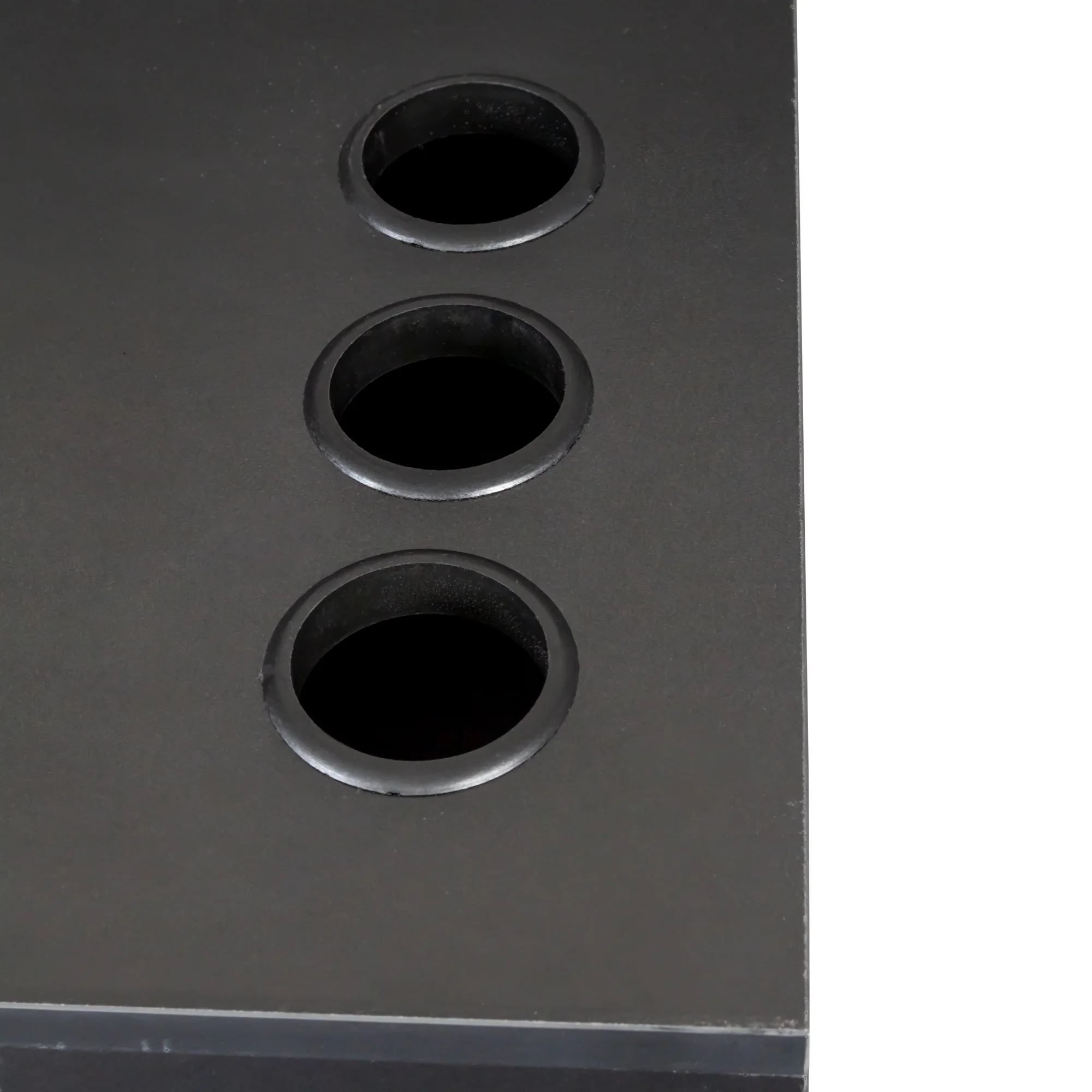 Modern Vanity Desk with Lights Makeup Vanity Dressing with Mirror Large Storage Space Black
