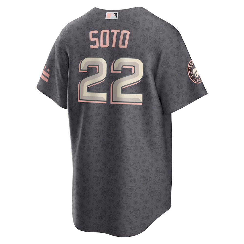 Men's Washington Nationals Juan Soto City Connect Replica Jersey - Gray