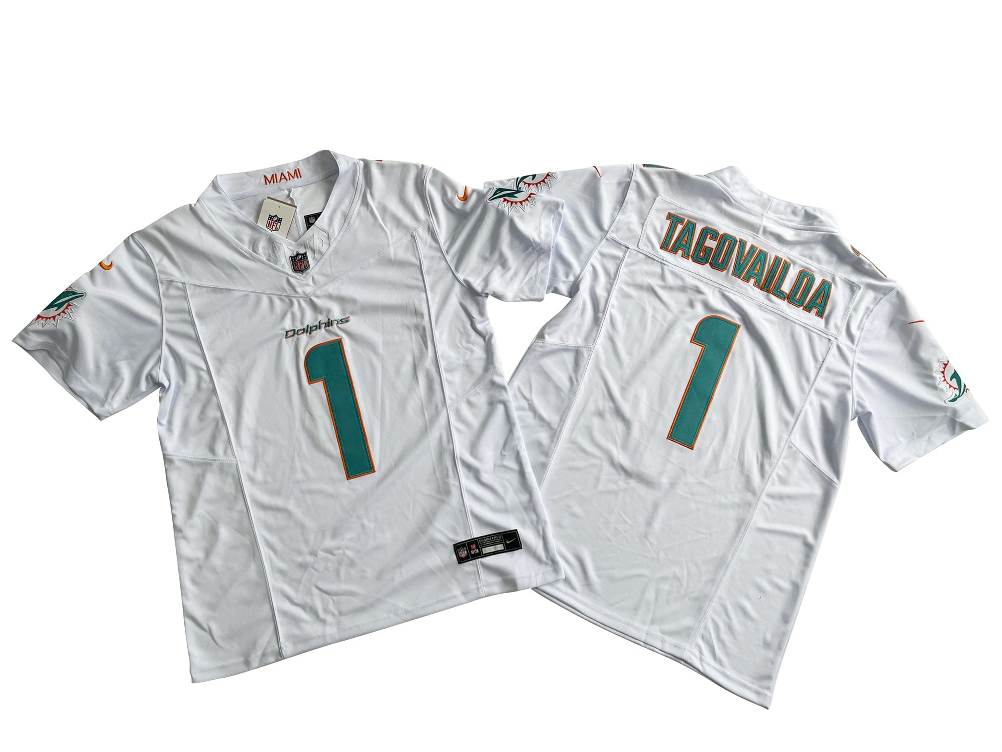 Miami Dolphins 1# Tua Tagovailoa Nike Vapor F.U.S.E. Limited Jersey