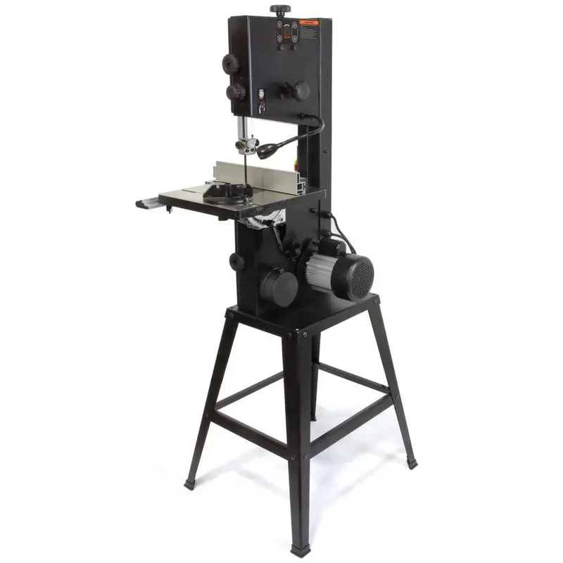 10-Inch 2-Speed Band Saw with Stand and Integrated Worklight – 35 Amp Industrial Model