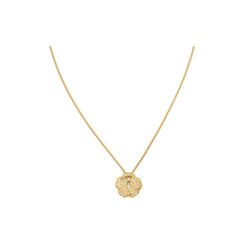 Bouton de Camélia necklace