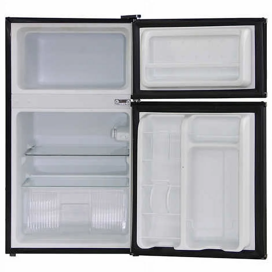 Midea 3.1 cubic foot Compact Refrigerator and Freezer, Black