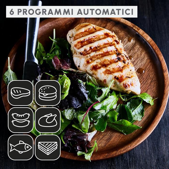 MOULINEX - Griglia elettrica OPTIGRILL GI717810