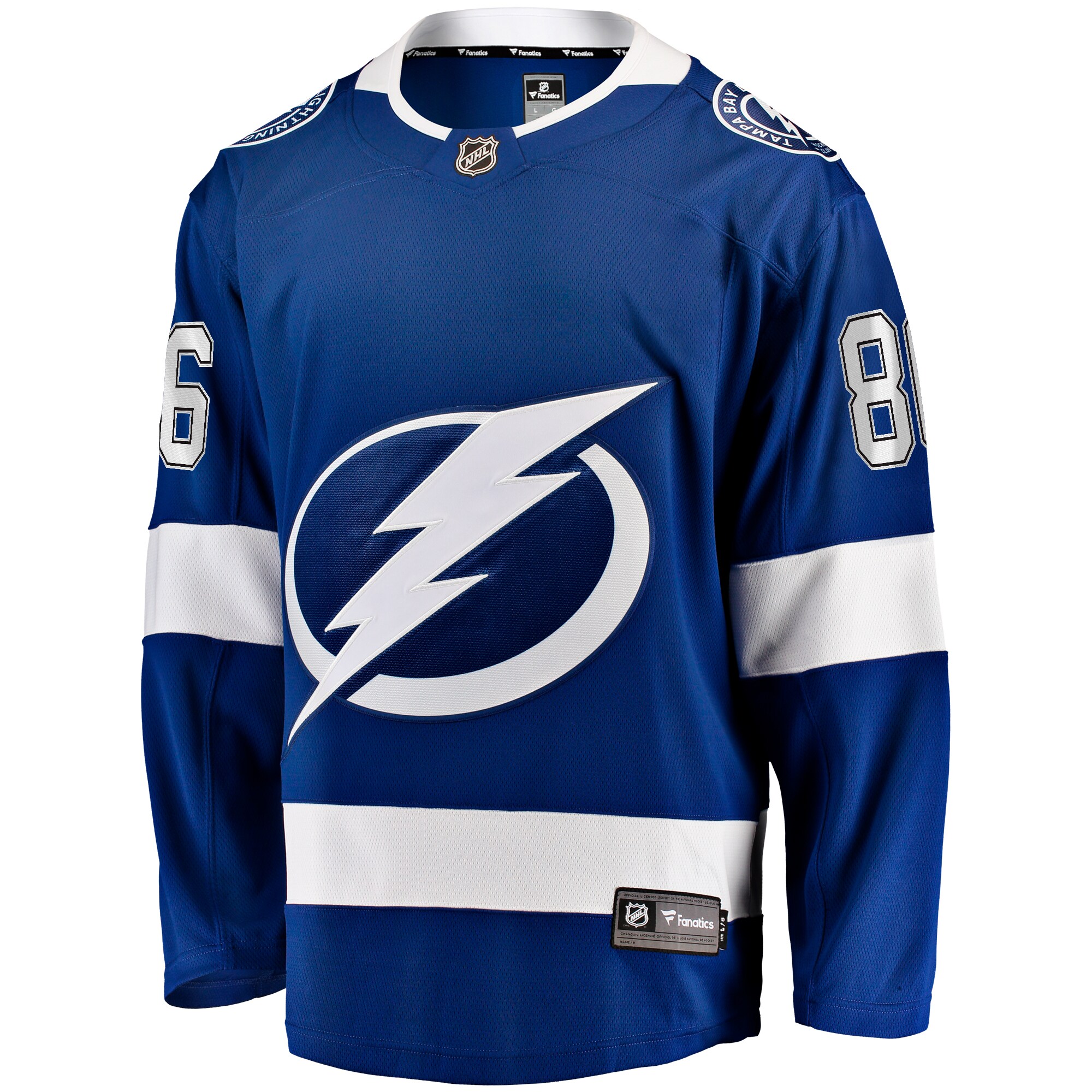 Nikita Kucherov Tampa Bay Lightning Fanatics Home Breakaway Jersey – Blue