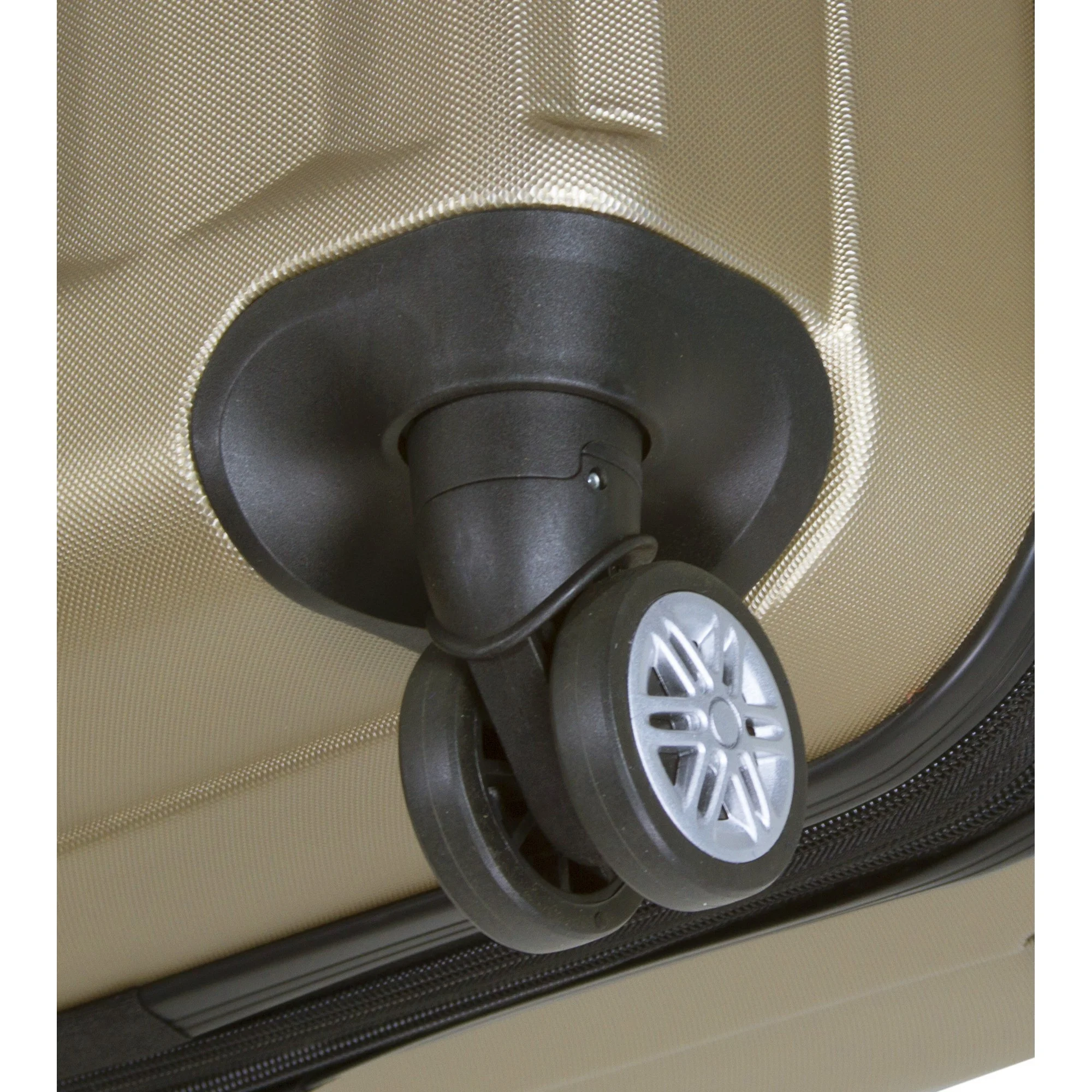 Dejuno Camden Hardside 3-Piece Expandable Spinner Luggage Set - Silver (20