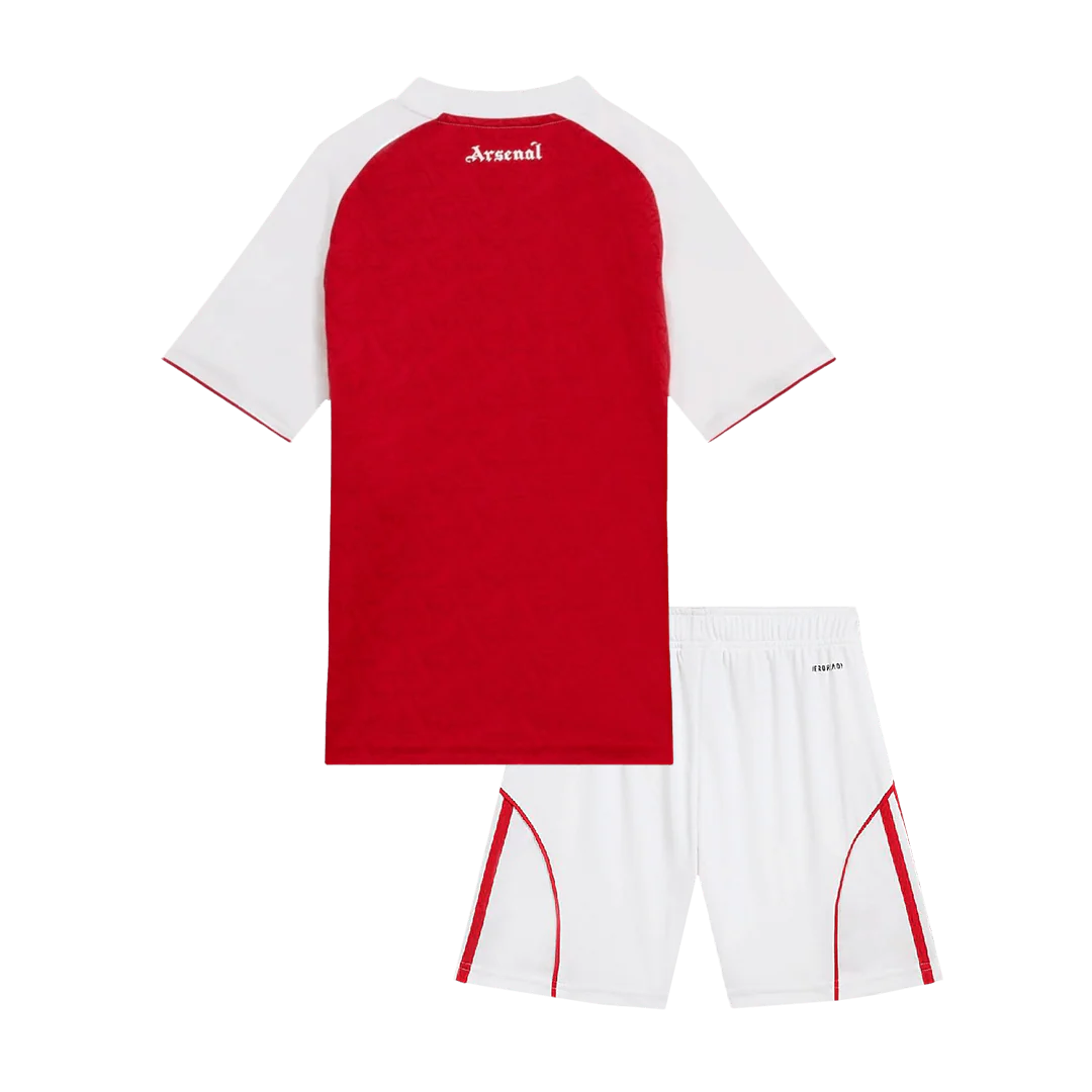 Arsenal Kid's Home Soccer Jersey Kit (Jersey+Shorts) 2025/26 Red