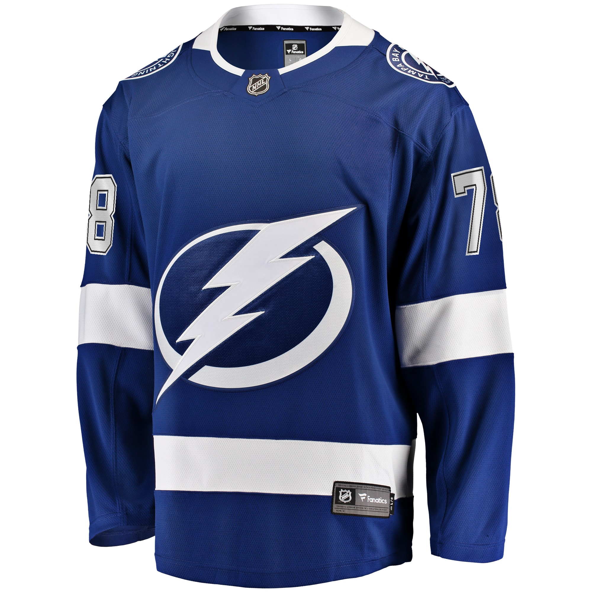 Emil Lilleberg Tampa Bay Lightning Fanatics Home Premier Breakaway   Jersey – Blue