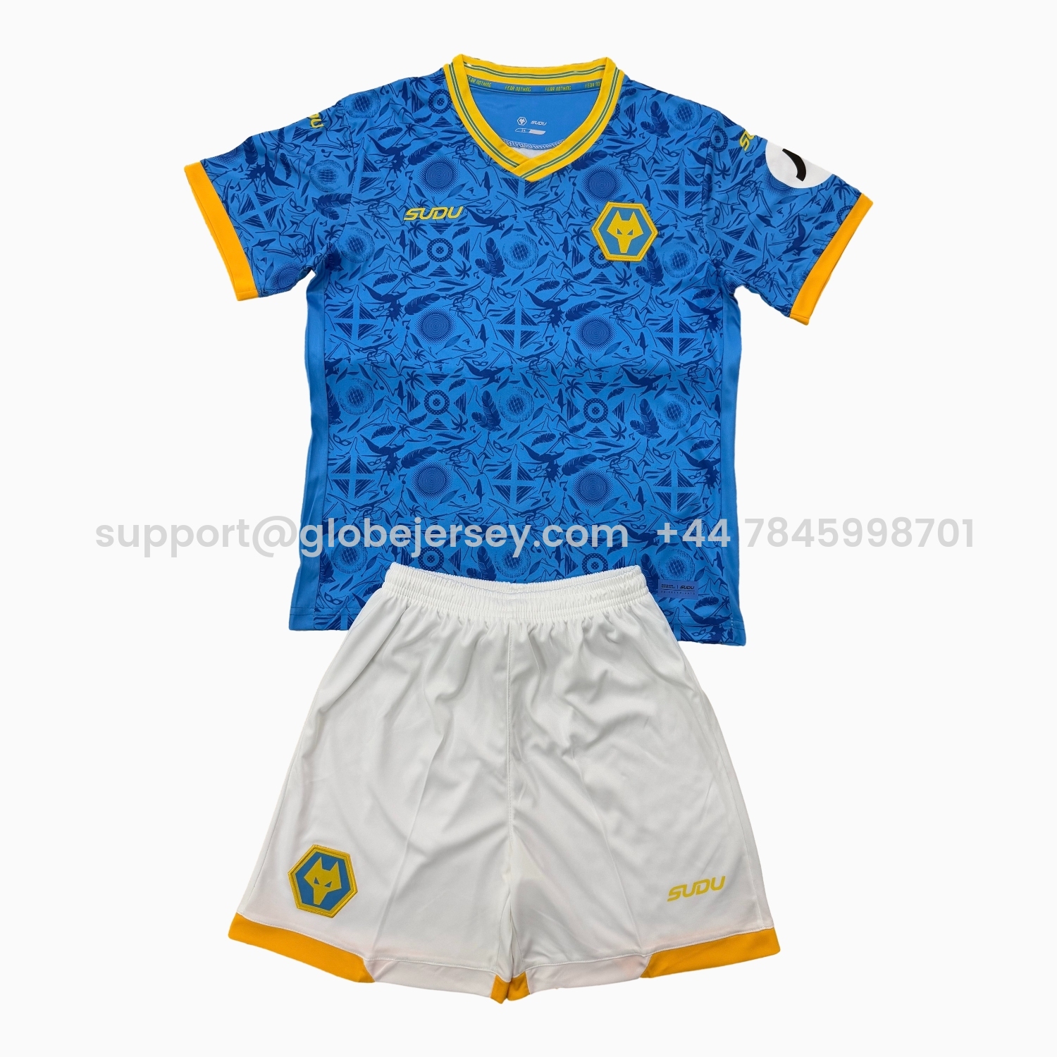 Wolverhampton Wanderers Wolves 25-26 Third Men's Adult Jersey Set - Fans Version
