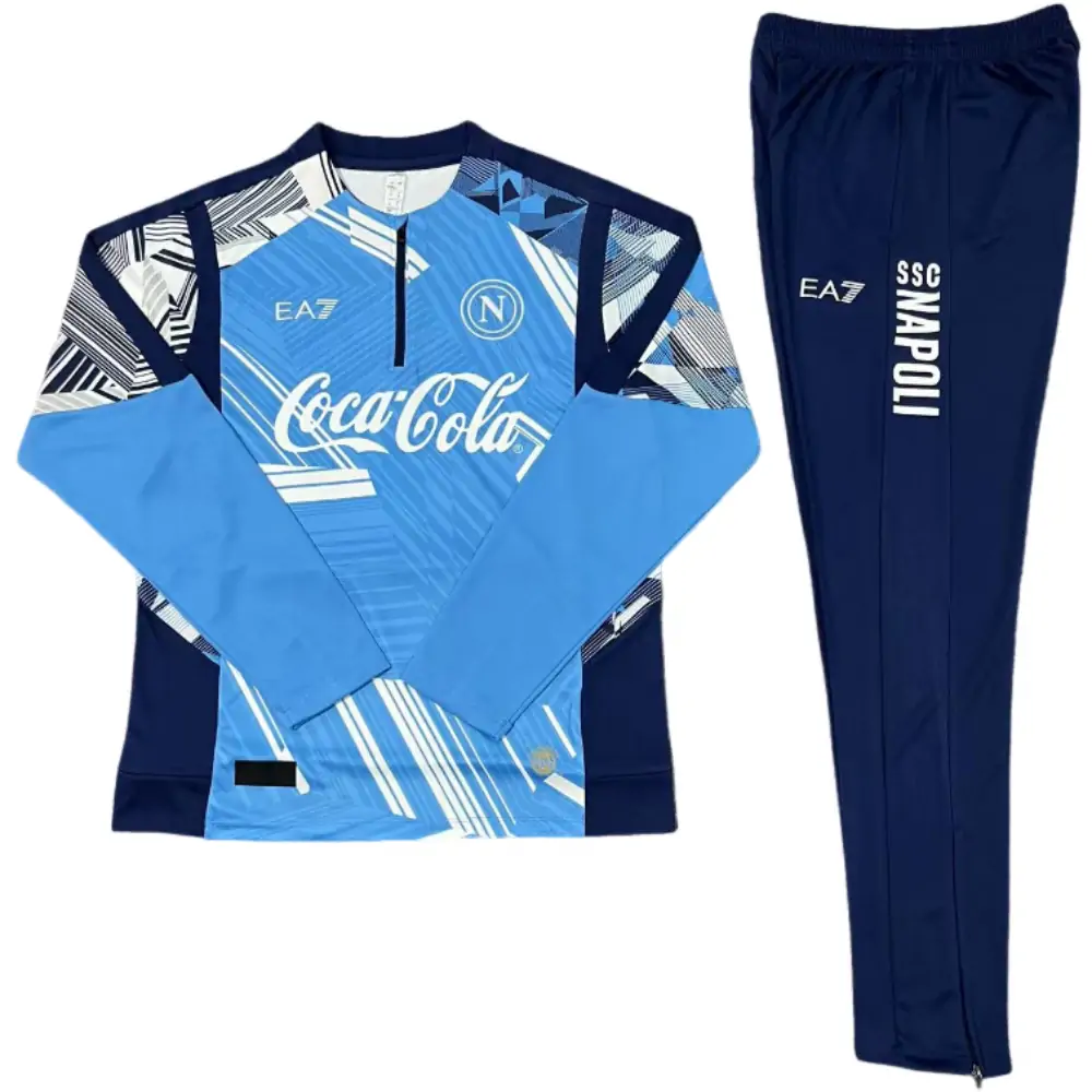 2024-25 New Season Napoli Light Blue Kids Training Jersey