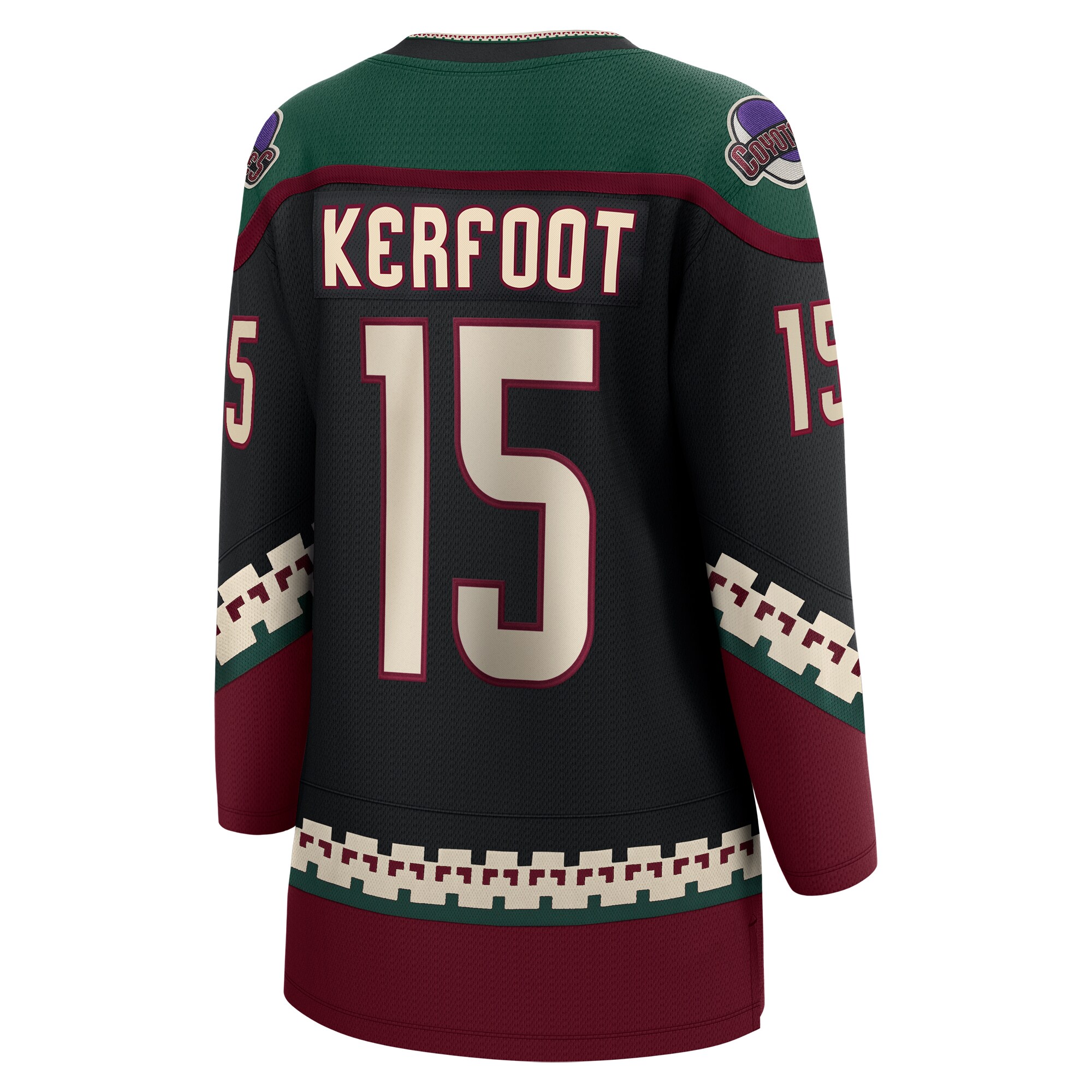 Alex Kerfoot Arizona Coyotes Fanatics Women’s Home Breakaway  Jersey – Black