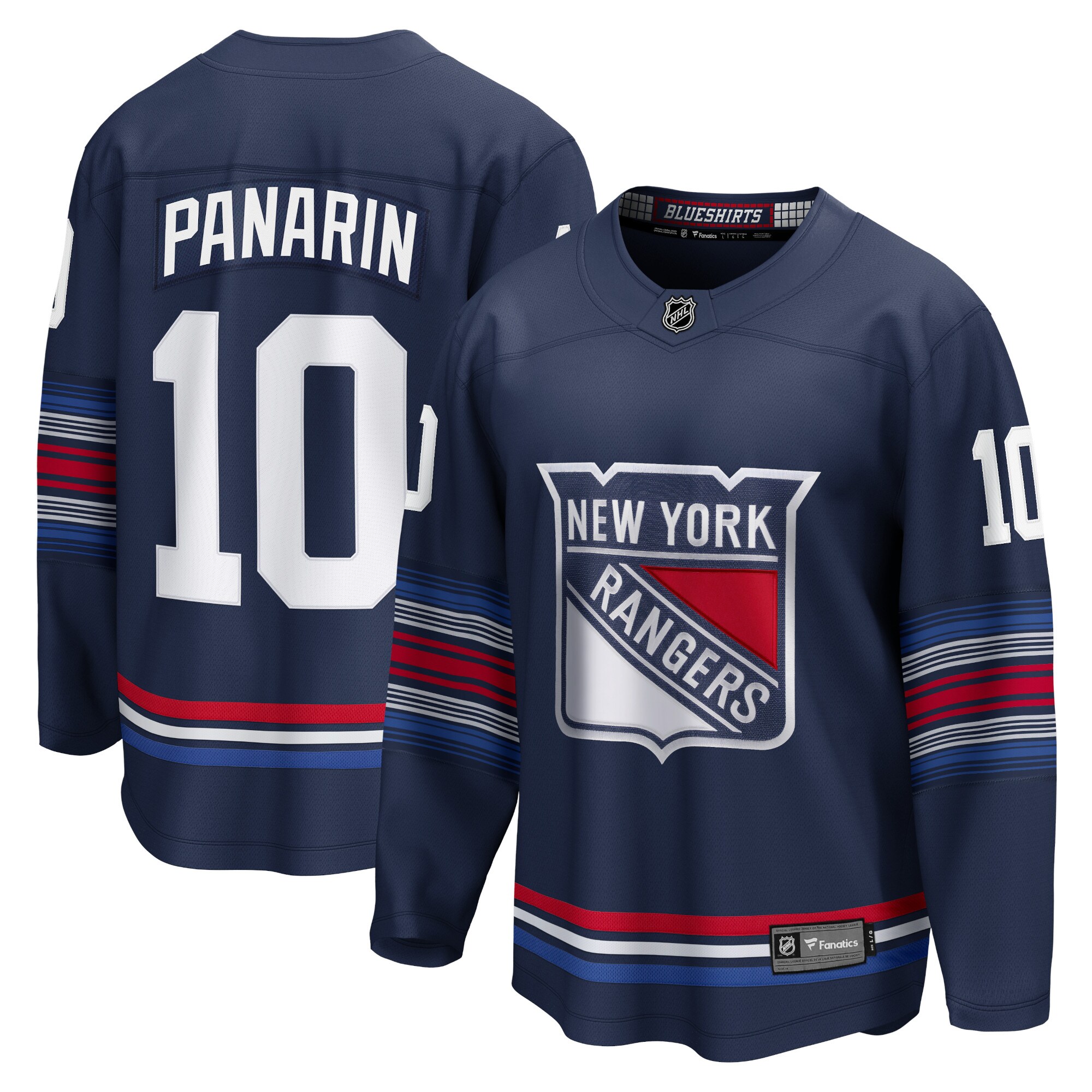 Artemi Panarin New York Rangers Fanatics Alternate Premier Breakaway   Jersey – Navy