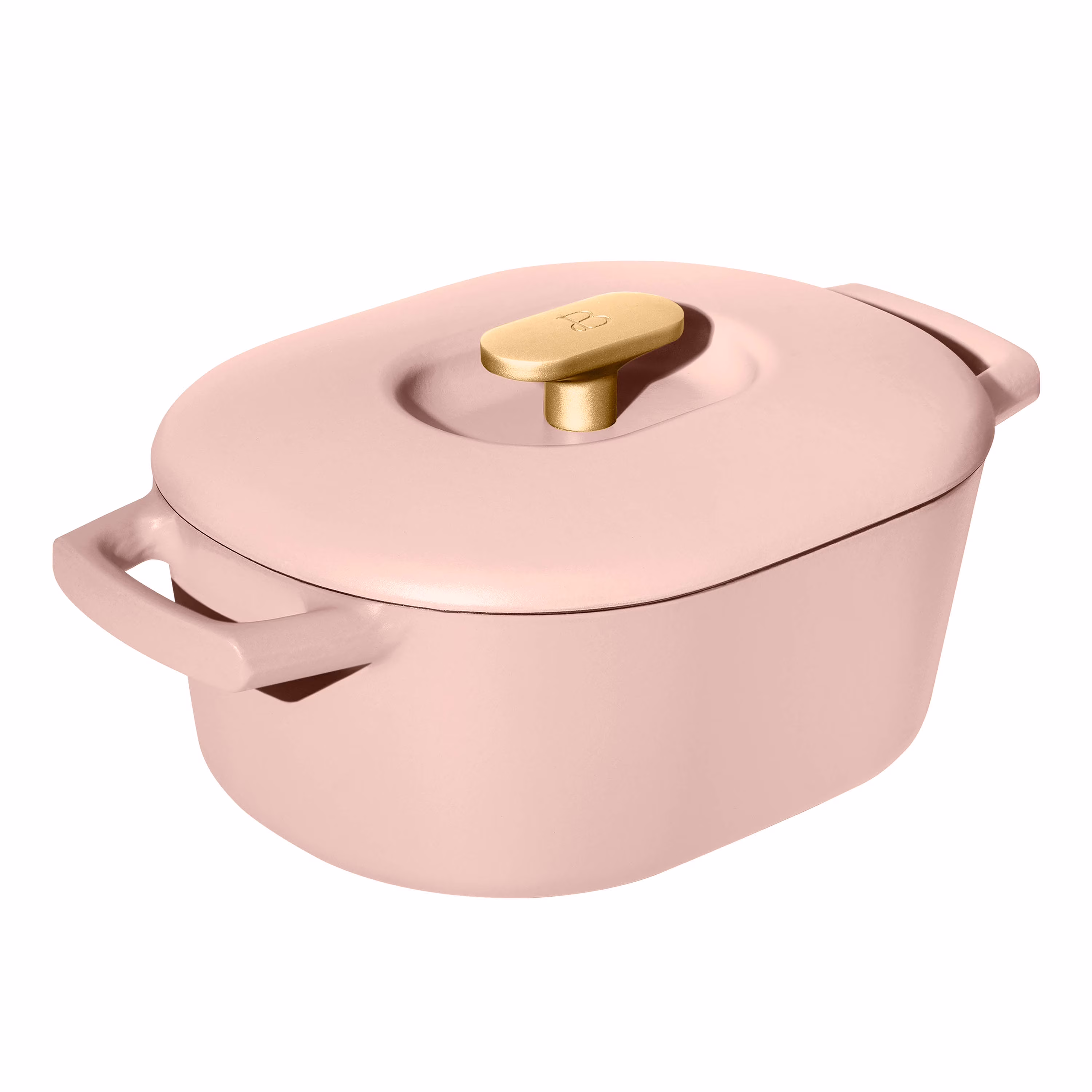 Beautiful 6 Quart Enamel Dutch Oven, Black Sesame by Drew Barrymore